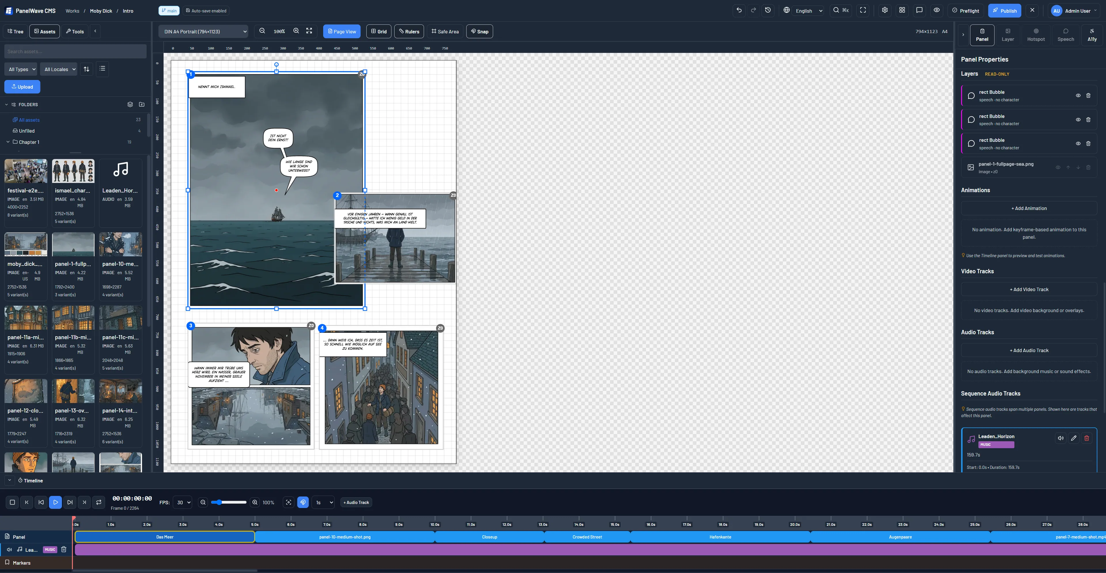 PanelWave press asset — CMS — Layers and tracks