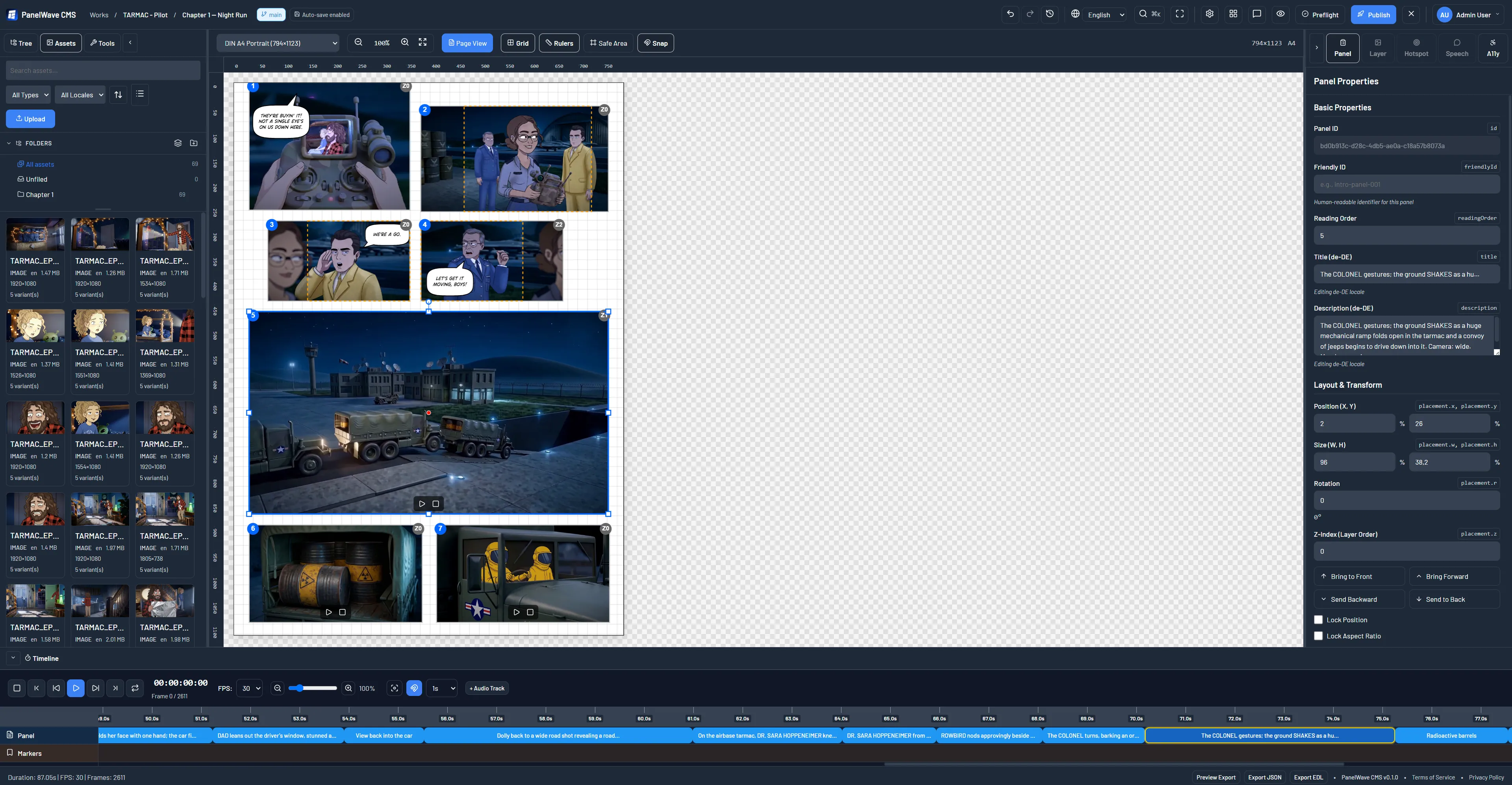 PanelWave press asset — CMS — Video panels